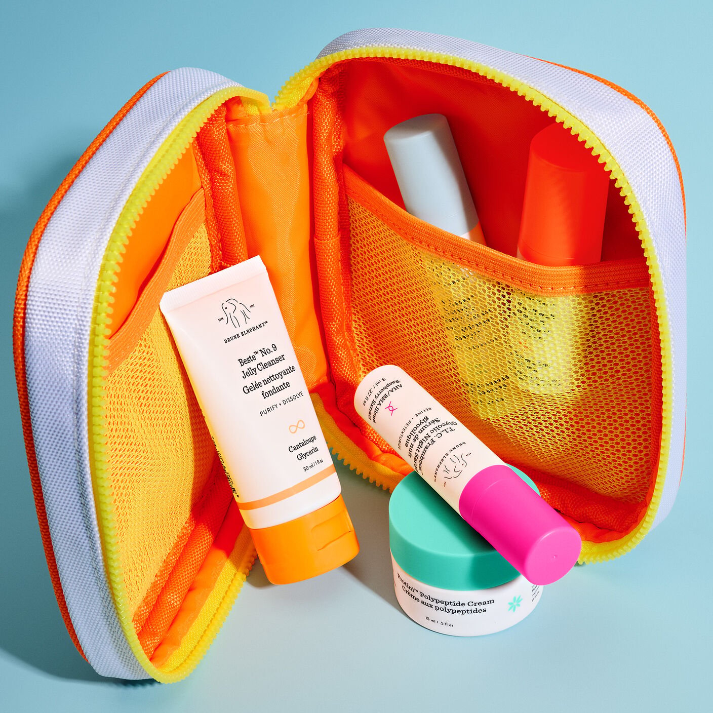 Travel-size kit for a.m. and p.m. routine | Drunk Elephant