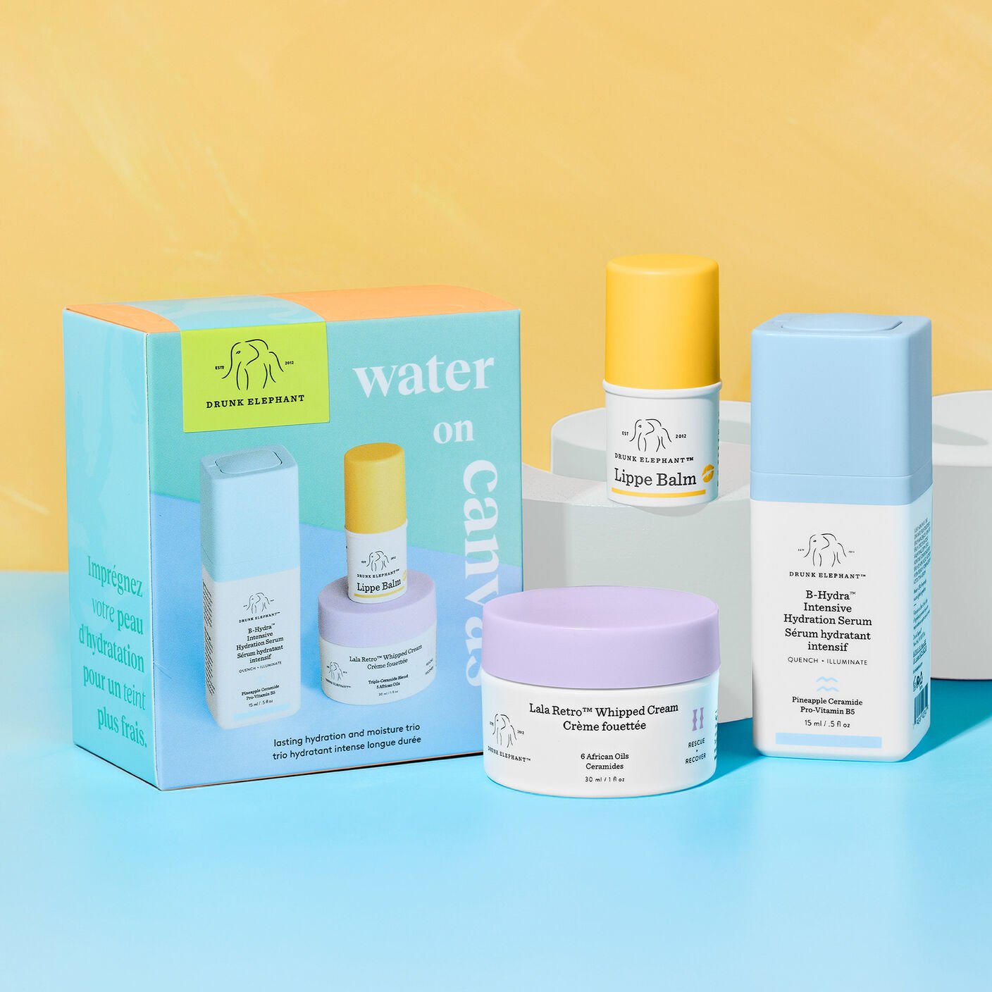 Hydrating and nourishing travel-size skincare kit | Drunk Elephant