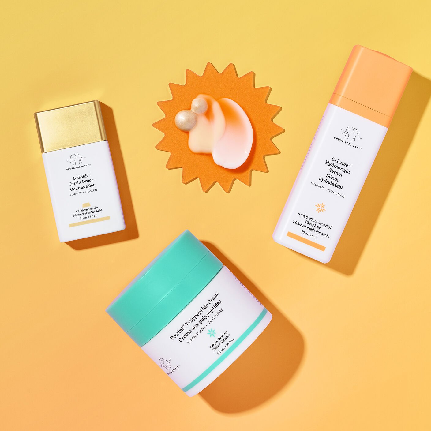 Gold Comfort Smoothie Skincare Set Now Available | Drunk Elephant