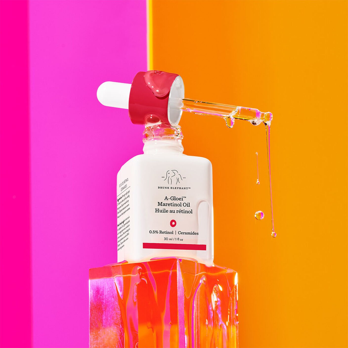 Skin-smoothing 0.5% vegan retinol oil | Drunk Elephant