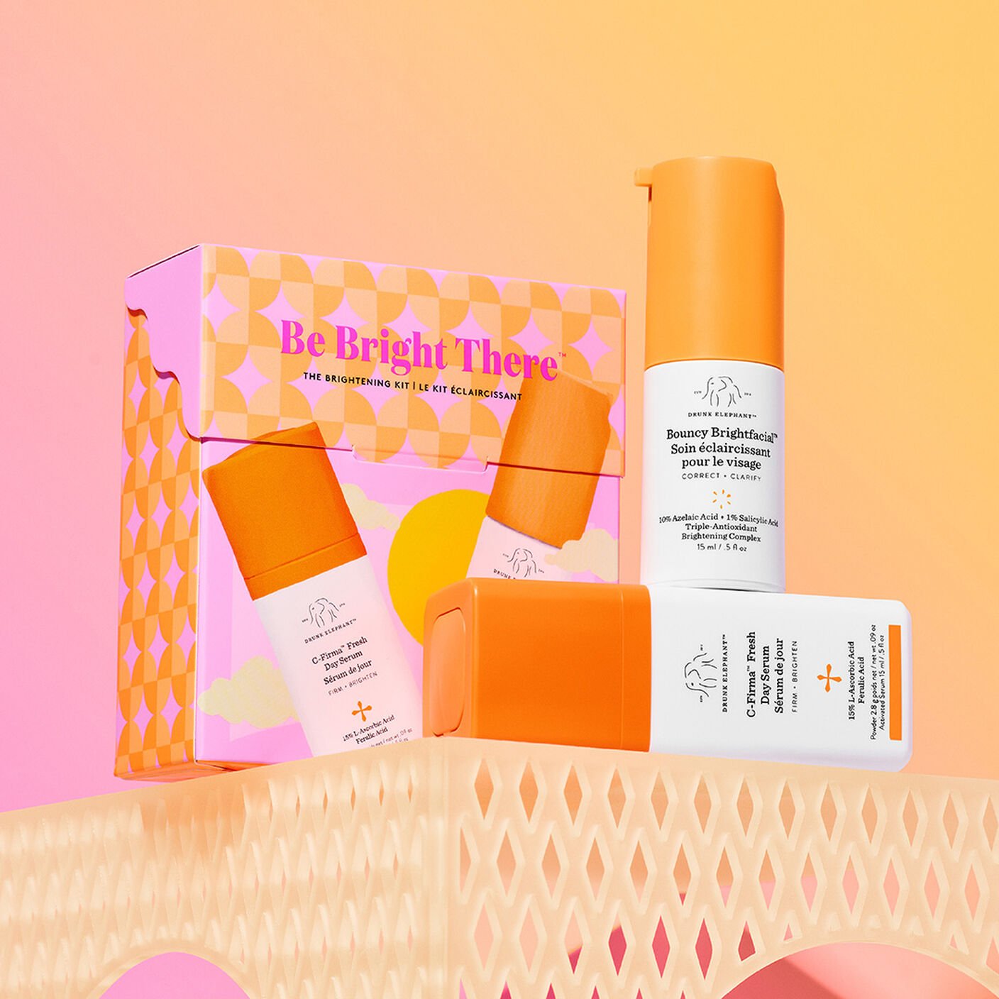 Be Bright There™: The Brightening Kit | Drunk Elephant