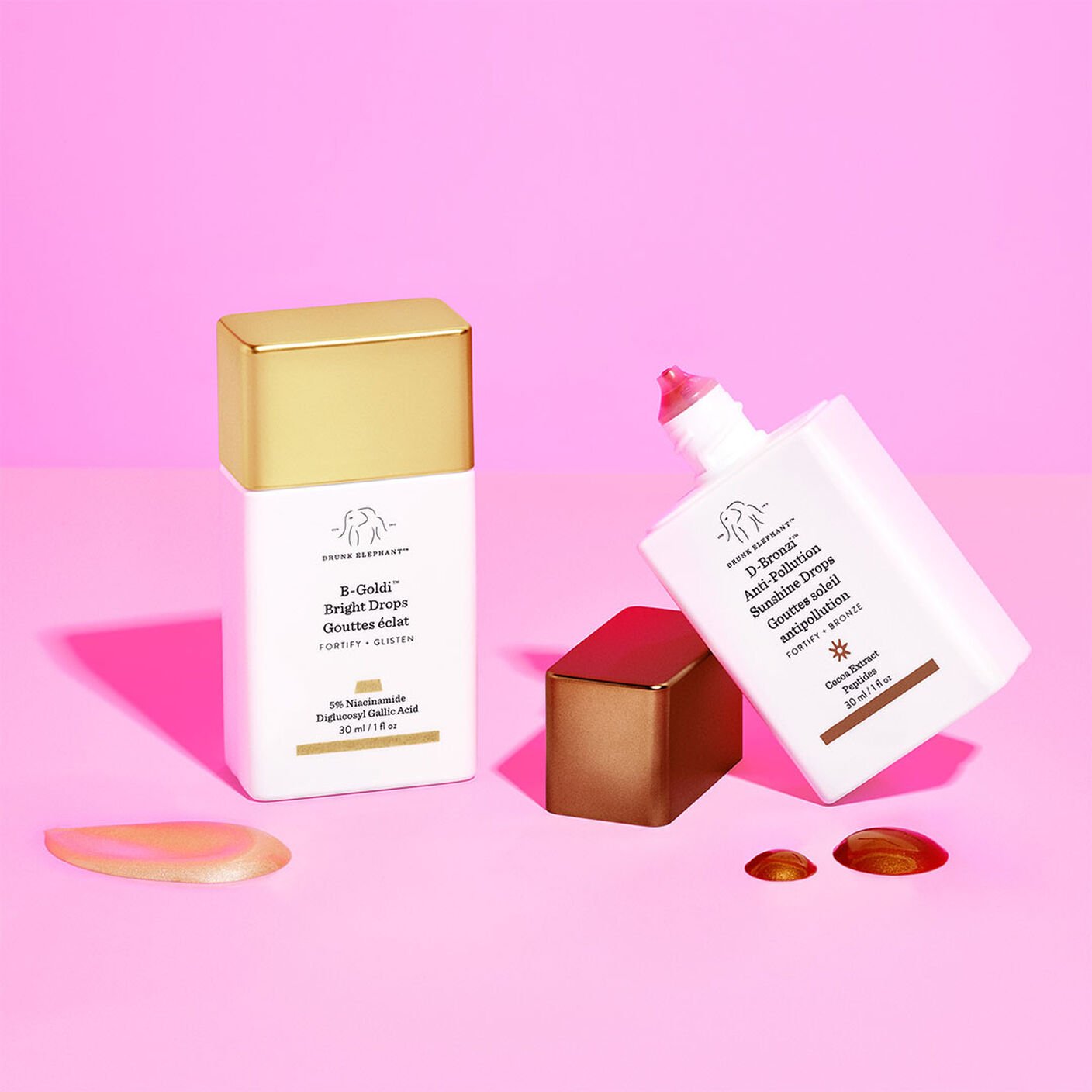 Bronzing and illuminating serum drops kit | Drunk Elephant