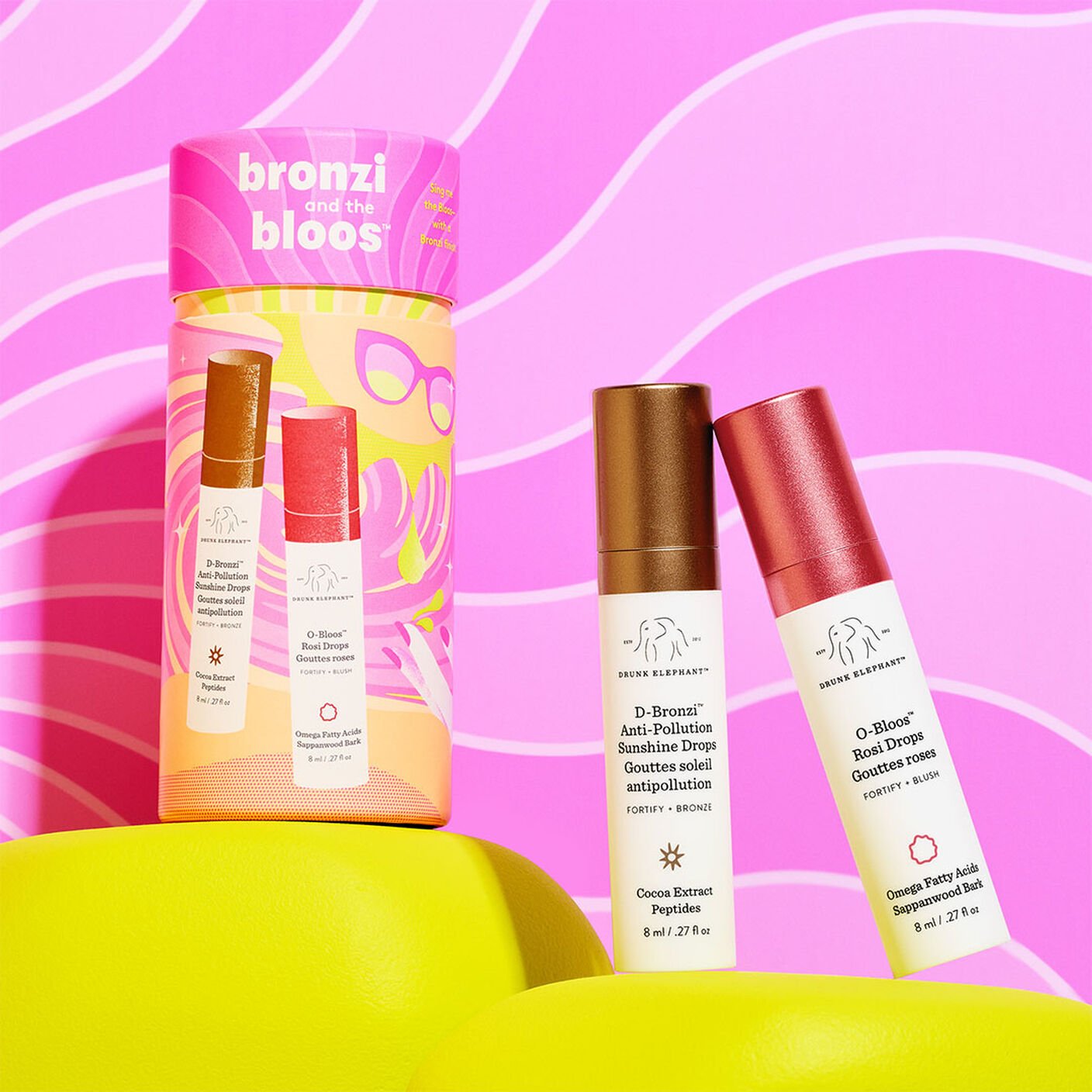 Bronzing and rosy serum drops kit | Drunk Elephant