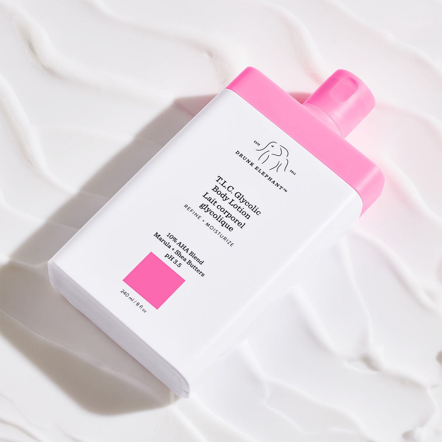 Smoothing glycolic acid body lotion | Drunk Elephant