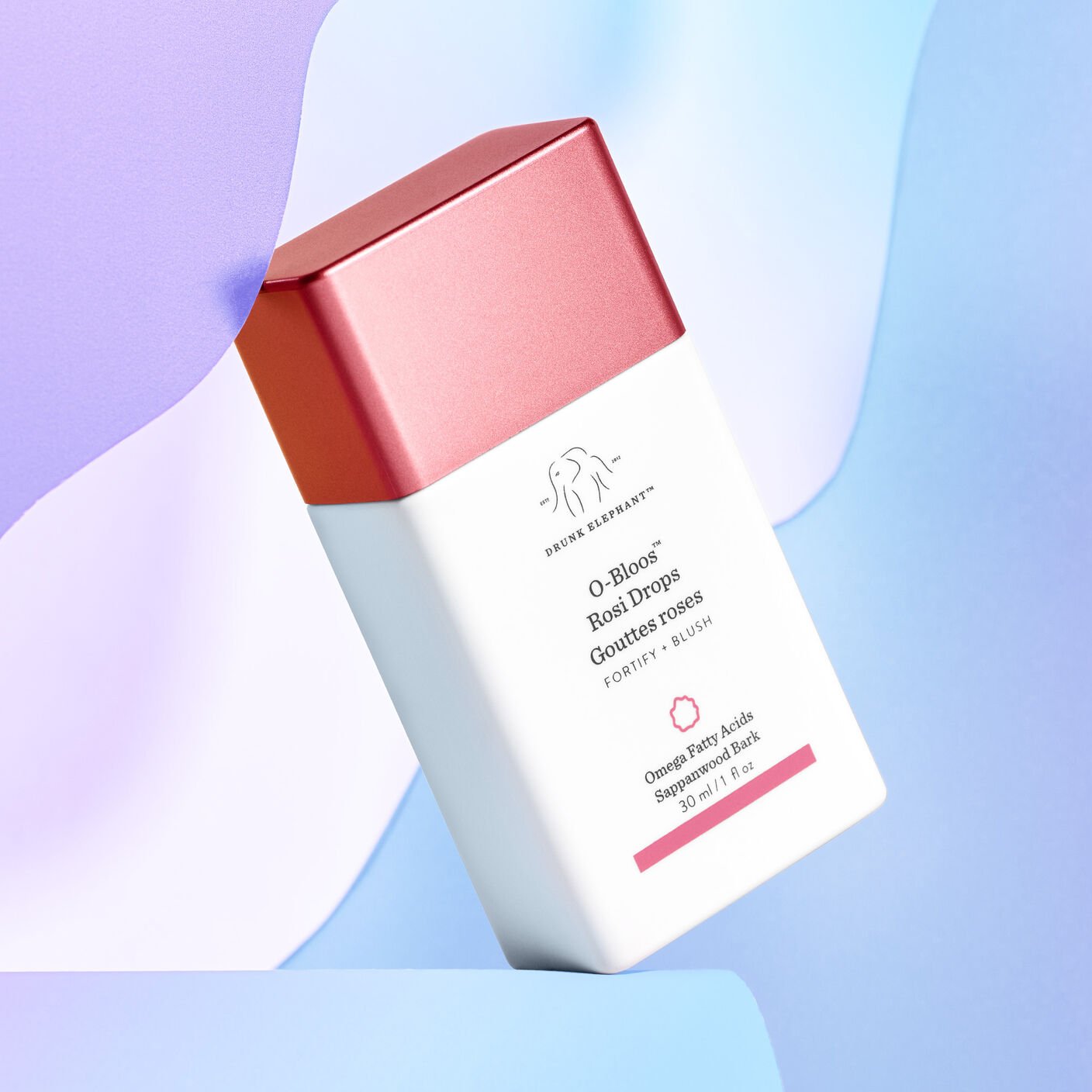 Omega-infused rosy tinted serum drops | Drunk Elephant